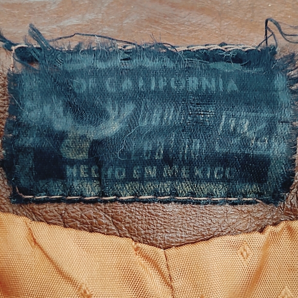 Vintage 1970s Chestnut Brown Leather Jacket - Picture 8 of 9